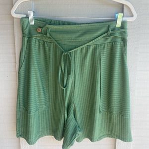 Free People Green Women's Shorts